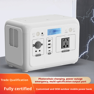 500W Portable Power Station Battery <b>Solar</b> <b>Generator</b> 110V 220V Pure Sine for Outdoor Emergency W-500W This Portable Power Station - Product Image 1