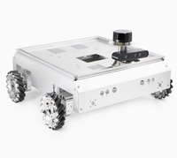 R550 MEC Plus 24V Batterie Mecanum ROS Châssis Robot avec SLAM LiDAR Mapping Multi-ROS Support Fabriqué en Chine