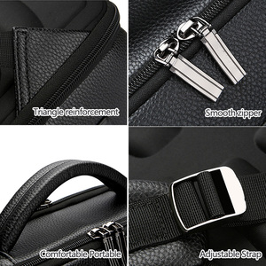 <span class=keywords><strong>Sac</strong></span> <span class=keywords><strong>à</strong></span> <span class=keywords><strong>dos</strong></span> d'ordinateur portable de voyage en <span class=keywords><strong>cuir</strong></span> PU de haute qualité, imperméable, <span class=keywords><strong>sac</strong></span> <span class=keywords><strong>à</strong></span> <span class=keywords><strong>dos</strong></span> d'affaires avec charge USB pour hommes - Product Image 2