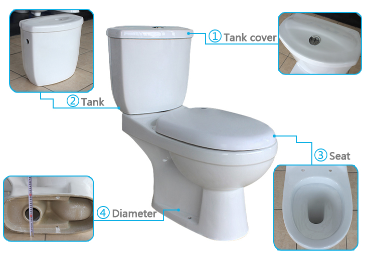 Economic price sanitary ware bathroom ceramic wc toilet with wash basin