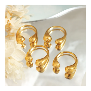 Wholesale Stainless Steel Designer <b>Ring</b> Personality Opening Adjustable <b>Ring</b> <b>for</b> <b>Women</b> Premium Quality Product Direct From India - Product Image 4