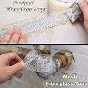 Cinta Reforzada con Fibra de Vidrio Monodireccional de Grado Industrial, Alta Resistencia a la Tracción, Adhesivo Acrílico, Rayas Longitudinales - Product Image 3