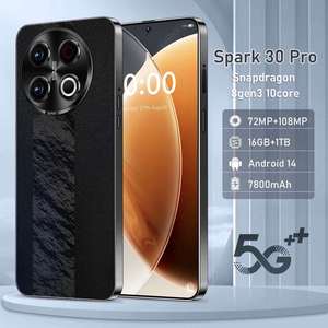 Celulares <span class=keywords><strong>t</strong></span> Ali Baba số Spark 30 5g điện thoại <span class=keywords><strong>Android</strong></span> thông minh đồng hồ - Product Image 1