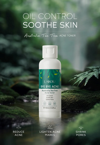 Tonique à l'arbre à thé 100 ml, hydratant, régulateur de sébum, doux pour les peaux sujettes à l'acné, soin quotidien de la peau - Product Image 3