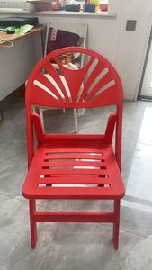 Chaises de jardin pliantes modernes en résine pour l'extérieur - Siège rembourré blanc anti-UV, capacité de 450 kg, pour mariages et usage en cuisine - Product Image 4