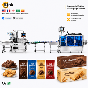 Máquina Industrial para Envolver y Encartonar Barras de Chocolate Snickers, Empaquetadora para Cajas de Dulces y Otras Máquinas de Empaquetado - Product Image 1