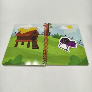 Impression de livre d'autocollants en gelée personnalisée pour l'apprentissage agricole des enfants - Product Image 6