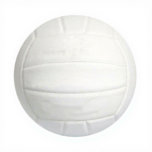 Balón de Voleibol PU Talla 5, Totalmente Blanco, Suave al Tacto, para Entrenamiento, Interior, Exterior, Playa, Grado Profesional, Embalaje OEM, Venta al Por Mayor, Marca Privada - Product Image 1