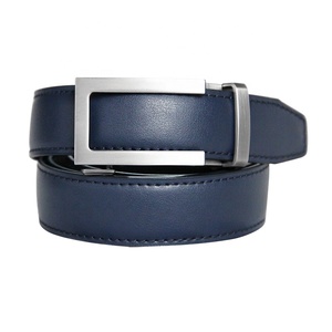 Sabuk Wanita Biru Tua 30mm dengan Logo Custom, Sabuk Otomatis untuk Wanita - Product Image 1