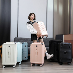 Travel <b>Suitcase</b> 28 Inch Abs Material Zipper <b>Lock</b> Macaron Colors Leisure Travel Universal Wheel - Product Image 2