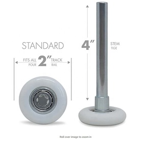 2-inch <strong>Nylon</strong> Garage Door Roller <strong>Wheel</strong> with Sealed Ball Bearing - Product Image 6
