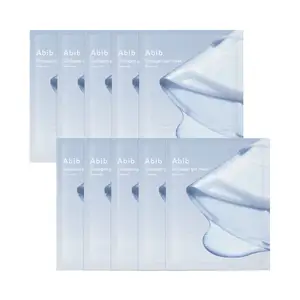 Abib Sheetmask Hydraterend Hyaluronzuur Hydrogel Gezichtsmasker Collageengelmasker # Sedum Jelly (10 Vellen)