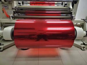 <span class=keywords><strong>Película</strong></span> BOPET <span class=keywords><strong>roja</strong></span> vibrante-Reflectante-<span class=keywords><strong>Película</strong></span> de poliéster opcional para etiquetas de advertencia - Product Image 3