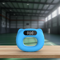 Dynamomètre de poignet intelligent avec écran LED, poignée en silicone antidérapante, comptage automatique, testeur de force précis pour tous les âges