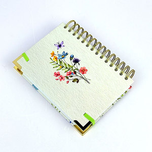 Spiral ciltleme ile toptan A5 dergiler 100 levha baskılı iplik perakendeciler için kağıt kapak toplu Fiber hazırlık notları - Product Image 4