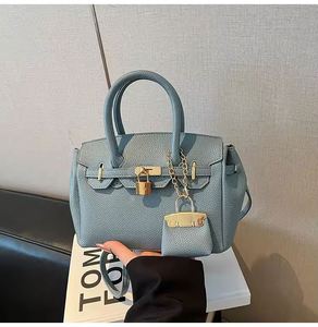 New Fashion Crocodile Pattern Women's Crocodile Pattern Mother-Child <b>Bag</b> Soft Waterproof Two-Piece Set Crossbody Ladies - Product Image 4