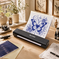 Impresora de Transferencia de Tatuajes Xprinter P84 para Estudio de Tatuajes, Copiadora de Plantillas Térmica Inalámbrica Portátil A4 sin Tinta