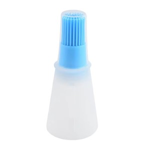 High-Temperature Resistant Food-Grade Silicone Long Handle Plastic Oil <b>Brush</b> <b>Bottle</b> for Baking and BBQ - Product Image 3
