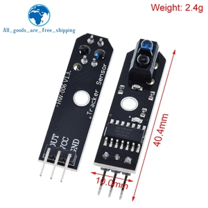 TZT TCRT5000 <span class=keywords><strong>IR</strong></span> <span class=keywords><strong>capteur</strong></span> de suivi de ligne infrarouge TCRT5000L évitement d'obstacles pour <span class=keywords><strong>Arduino</strong></span> AVR ARM PIC DC 5V - Product Image 2