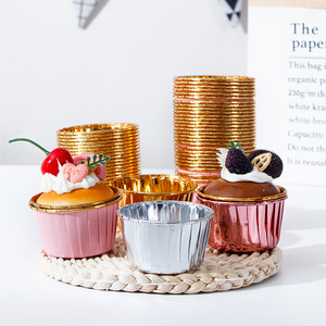 Disposable Brown White Pink Gold Silver Muffin Cake Liners Grease Proof <strong>Paper</strong> Baking Cupcake Muffin <strong>Mini</strong> Baking <strong>Cups</strong> - Product Image 3