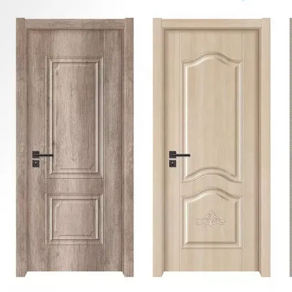 Китайские твердые деревянные двери из тика по лучшей цене, индивидуальные домашние интерьерные звукостойкие двери из массива дерева, створчатые раздвижные двери