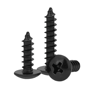 TA Black Cross Groove Large Flat Head Tapping <strong>Screws</strong> Round Head Furniture <strong>Screws</strong> <strong>Wooden</strong> <strong>Screws</strong> Wholesale M3.5/M4/M5 - Product Image 2