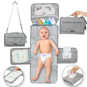 Compact Baby Diaper Bag Changing Pad Portable Waterproof Travel Changing Mat