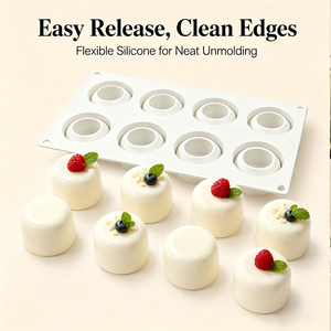 <span class=keywords><strong>Moule</strong></span> en <span class=keywords><strong>Silicone</strong></span> 3D Pomme à Cavités pour Pâtisserie, Gâteaux, Biscuits, Mousses, Fondants, Chocolats et Recettes Fruitées - Product Image 6