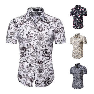 Người Đàn Ông Của M-5XL Mùa Xuân Mới In Áo Sơ Mi 10 Màu Sắc Nút Thoáng Khí Ve Áo Cổ Áo Kinh Doanh Trang Phục Chính Thức Giản Dị Tops Quý Ông Tòa - Product Image 3