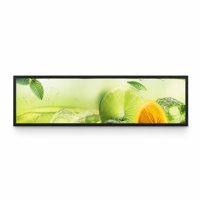 Écran publicitaire numérique LCD mural pour centre commercial et magasin de détail avec CMS basé sur le cloud et télécommande