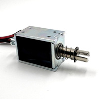 Électroaimant à poussée et traction DC12V 2.1A 3N Force, course 8mm, cadre métallique, fixation par vis, solénoïde à verrouillage pour instruments médicaux