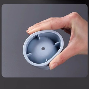 Moule à glaçons en silicone rond, 4 pièces, empilable, résistant au congélateur, pour whisky et fêtes - Product Image 2