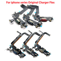 Puerto de carga Usb Original, Cable flexible para iPhone 12 Mini, piezas de reparación, enchufe trasero para teléfono, puerto de carga, Conector de base con micrófono