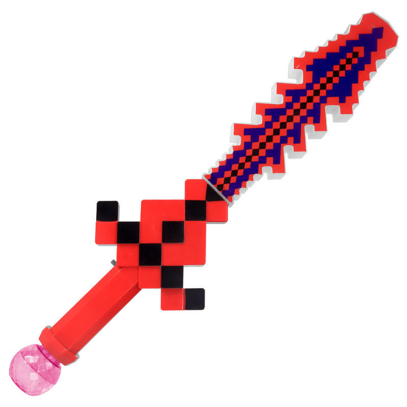 Épée à bulles de Noël rouge