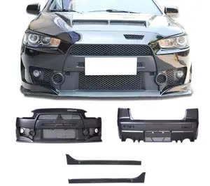 MITSUBISHI 2009-2015 Lancer to FQ Hot-selling Body Kit, Front Bumper and Rear Bumper Side Skirts 5 Pcs Q103 Carton Professional