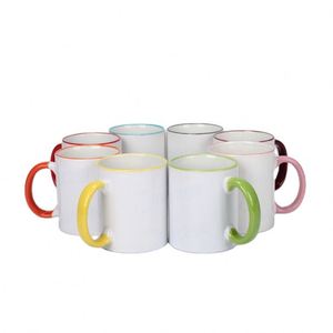 Tazas de Cerámica Personalizadas con Asa, Ecológicas, de 11 oz/350 ml, para Regalos Empresariales de Agradecimiento, con Recubrimiento para Sublimación y Transferencia de Calor, al por Mayor - Product Image 3