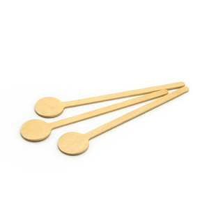 Removedor madera mojitos | Agitateur rond en bois de qualité alimentaire pour cocktail et boisson jetable pour thé café - Product Image 3