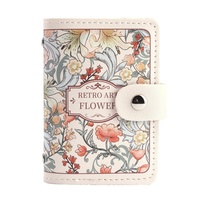 Portefeuilles miniatures créatifs en cuir PU avec 20 pochettes pour cartes, blocage RFID, porte-cartes d'identité, étui à cartes de visite dissimulé et escamotable