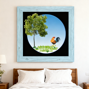 Peintures d'animaux en nature morte, sur toile encadrée et décorée, idéales pour <span class=keywords><strong>l</strong></span>'art mural classique dans les salons et cuisines 3D - Product Image 5