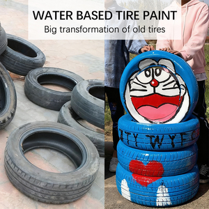 <span class=keywords><strong>Dipinto</strong></span> di pneumatici vernice a base d'acqua Graffiti pittura per scuola auto-pittura pittura da parete vernice impermeabile - Product Image 5