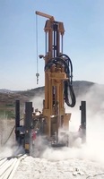 MW380 Tracteur rotatif portable sur chenilles Forage de puits d'eau Allemagne avec composants de base Pompe et moteur