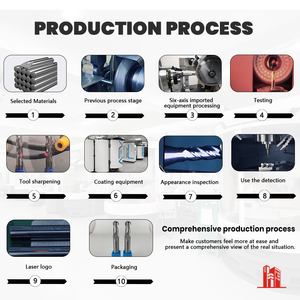 เครื่องกัดเซาะร่องทังสเตนคาร์ไบด์แบบทีเอ็นสำหรับงานกัดอลูมิเนียมเหล็ก HRC55 - Product Image 5