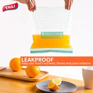 Waterproof Plastic <b>Zip</b> Lock <b>Bag</b> Keep Food Fresh Long Sealing Food Packaging Zipper <b>Bags</b> For Kitchen Storage - Product Image 2