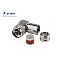 Cable Coaxial en Ángulo Recto con Conector N Macho y LMR400 RF UHF para una Comunicación RF Conveniente