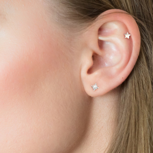 ROXI 2021 Custom Simplicity Single S925 Sterling Silver INS Simple Four-claw <b>Pearl</b> Pierced <b>Earrings</b> - Product Image 4