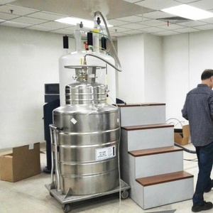 Réservoir de stockage Wobo LHe 256 kg, bouteille de stockage d'hélium liquide LHe avec robinet à bille à haut débit - Product Image 6