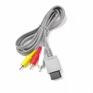 ดีออกแบบเสียง Av Composite 3 Rca Wii สำหรับ Nintendo สวิทช์วิดีโอ