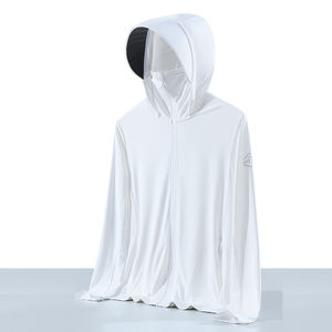 Nouvelle collection 2025 : Vêtements de protection solaire en toile pour hommes, femmes et couples, avec grand chapeau de pêche à large bord détachable, confortable, coupe-vent et anti-UV. - Product Image 5