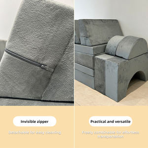 Funda de sofá de juego personalizada de fábrica, 8 piezas, sofá de juego para niños DIY para niños - Product Image 3