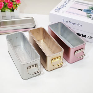 कस्टम ऑफसेट मुद्रित आयत टिरामिसू धातु टिन कंटेनर खाद्य ग्रेड केक कैंडी कुकीज़ लॉक सैंडविच पिज्जा पैक - Product Image 2